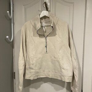 Lululemon Scuba Cropped Sweater - Cream - XL/XXL